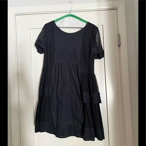 Navy blue dress. French connection.